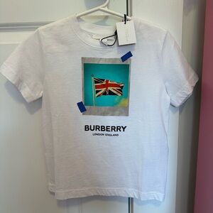 Burberry shirt kids size 4.